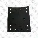 WG9231342069 - REAR BRAKE LINING 14 HOLES - BOTTOM.webp
